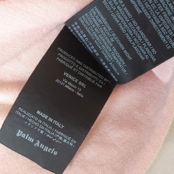 Palm Angels baby pink oversize t-shirt - Picture 11 of 11